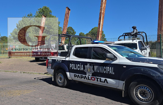 En Papalotla, sujetos armados roban Banco del Bienestar y escapan en motocicleta