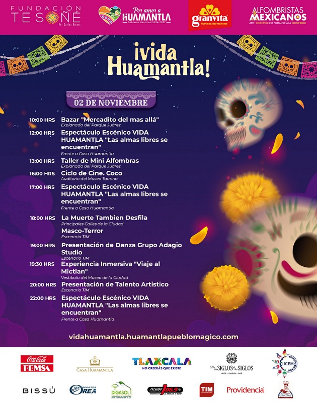 Concluye con éxito el Festival Vida Huamantla 2025, fortaleciendo la tradición y el turismo en el municipio