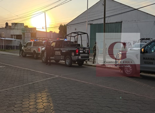 C5i Tlaxcala desmantela banda y bodega de tractocamiones robados, en Ixtacuixtla