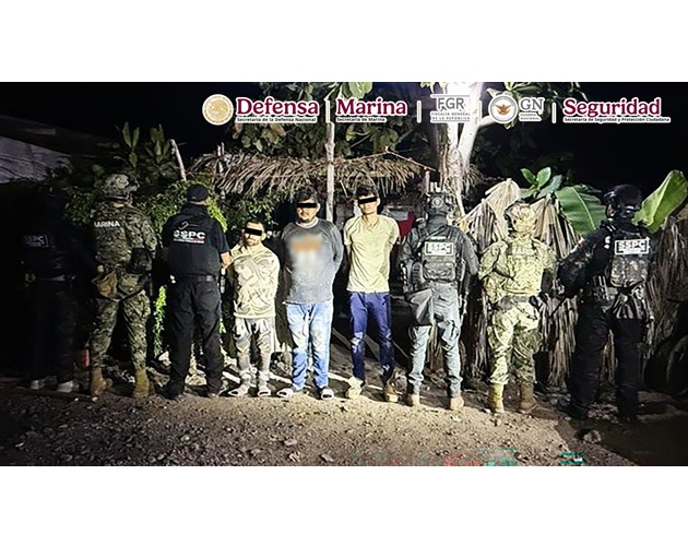 En Michoacán, detienen a tres sujetos vinculados a extorsiones contra productores de limón