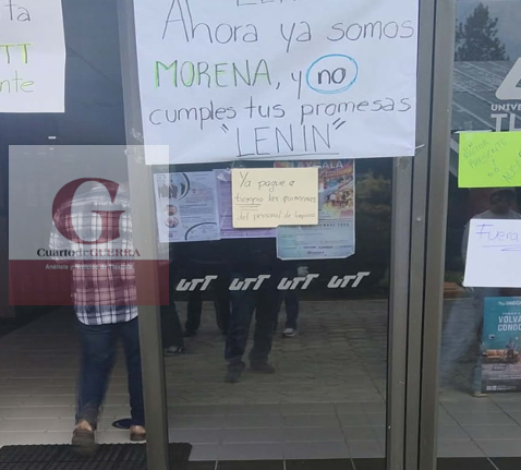 Personal de la UTT estalla contra rector Lenin Calva por falta de pagos y otras irregularidades