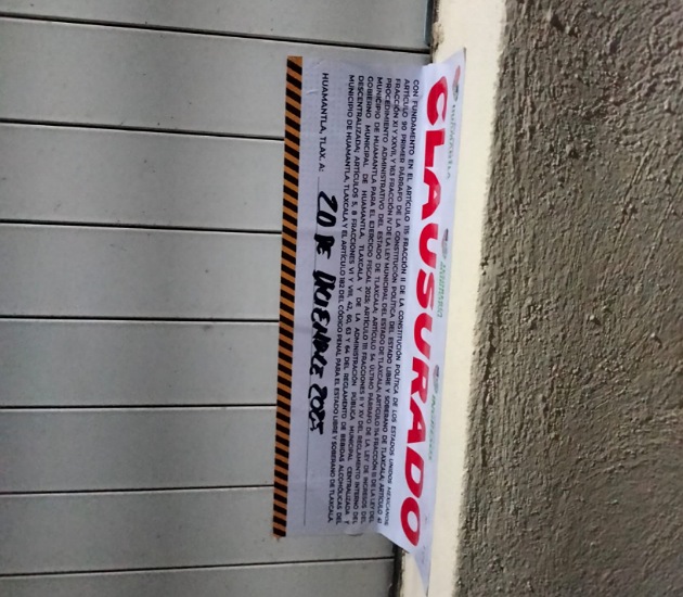 Suspenden establecimiento en Benito Juárez por falta de licencia de funcionamiento