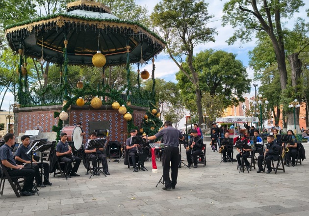 Ayuntamiento de Tlaxcala promueve el turismo con agenda cultural decembrina y concierto sinfónico infantil y juvenil