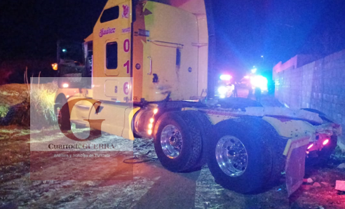 En Nanacamilpa, GN recupera tractocamión y rescata a chofer secuestrado