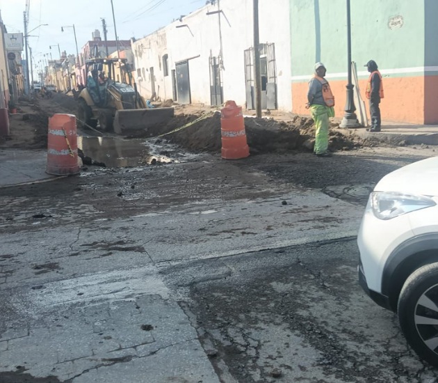 CAPAMH atiende reportes y refuerza el mantenimiento permanente de la red de agua en Huamantla