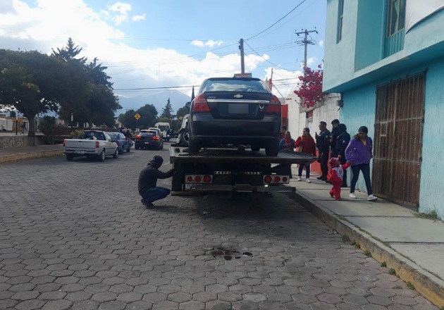 Atiende Policía Municipal de Huamantla accidente de tránsito con lesionado y detiene a presunto responsable
