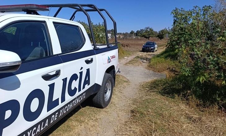 Atienden Protección Civil, Policía Municipal de Tlaxcala y Bomberos incendio de pastizales en San Sebastián Atlahapa
