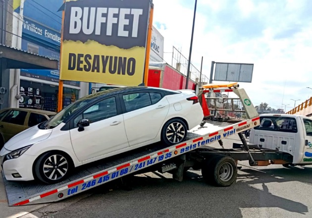 Mediante reporte del arco REPUVET, policía de Chiautempan recupera vehículo robado