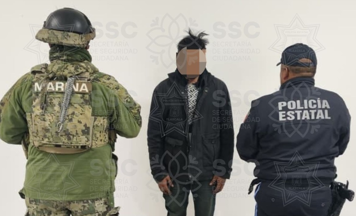 Detienen Secretaría de Seguridad Ciudadana y Marina a sujeto por narcomenudeo