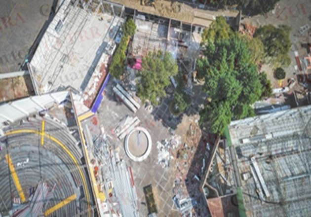 Avanza demolición de espacios en el Recinto Ferial Adolfo López Mateos