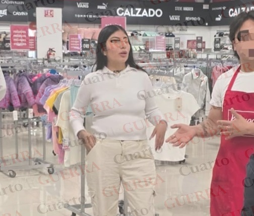 Detienen a mujer con 10 mil pesos en ropa robada en Parque Vértice; quedará libre