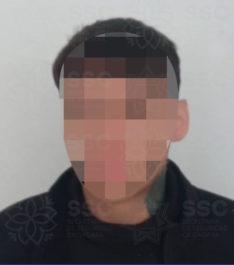 Detiene Secretaría de Seguridad Ciudadana a sujeto por portación ilegal de arma de fuego, en Tetlatlahuca