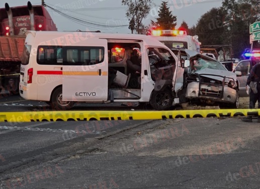 Tragedia en la Apizaco-Tlaxco: joven conductora pierde la vida tras invadir carril y chocar contra colectiva