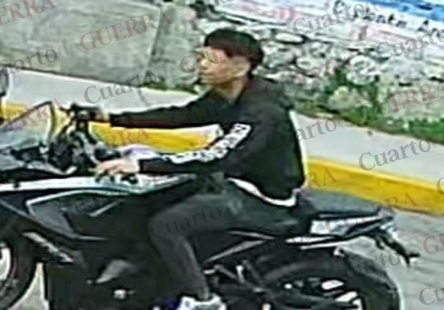 ¡Se busca! Roban motocicleta Bajaj Pulsar en San Pablo del Monte; cámaras captan camioneta ‘escolta’