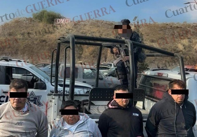 ¡Cae banda de robacoches en Pachuca! Detenidos son de Tlaxcala y Edomex; portaban inhibidor de señales