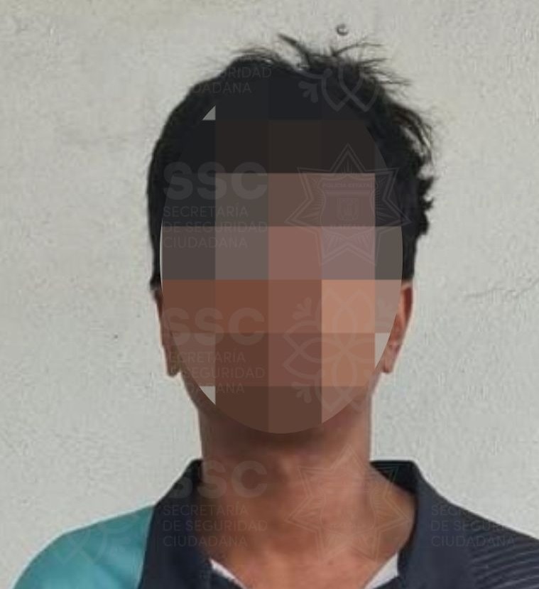 Detiene Secretaría de Seguridad Ciudadana a sujeto por posesión de marihuana en Amaxac