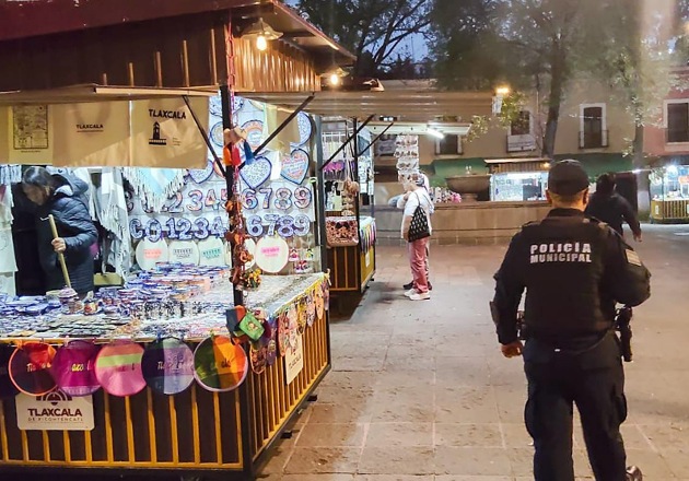 Policía Municipal de Tlaxcala mantiene presencia activa para prevenir delitos