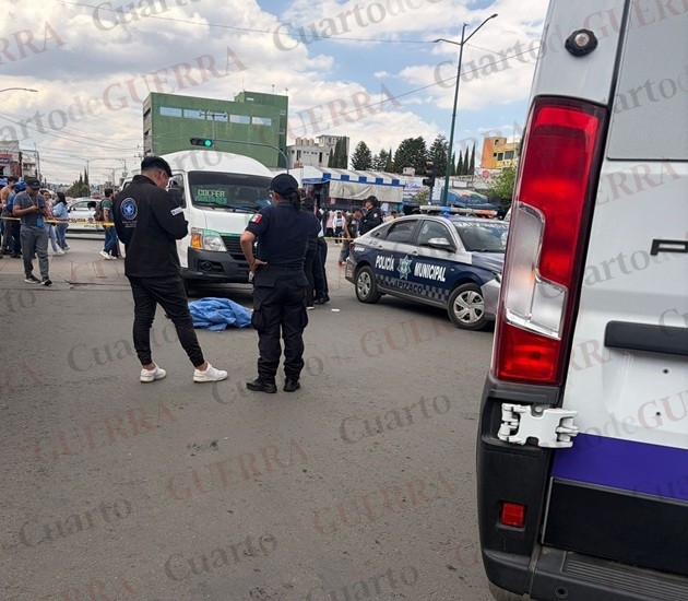 Trágico accidente en el corazón de Apizaco: Fallece adulta mayor atropellada cerca de base de ATAH