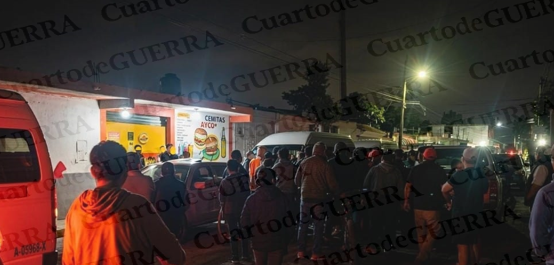 Fallece sujeto linchado en Quilehtla; presuntamente intentó asaltar una colectiva