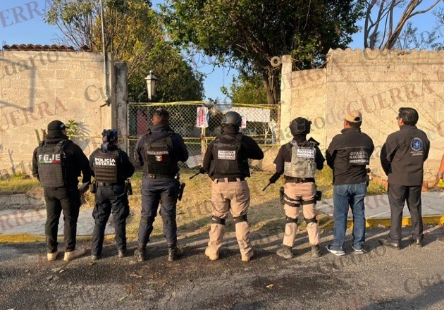 Cateo en Chiautempan deja cuatro vehículos asegurados