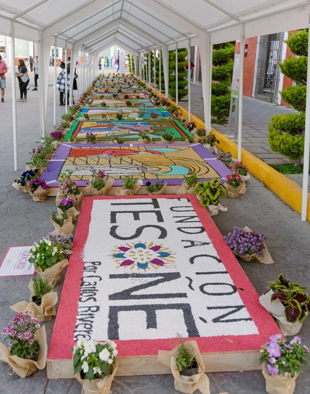 Fundación Te Soñé impulsa nuevo espacio para el arte efímero en Semana Santa en Huamantla