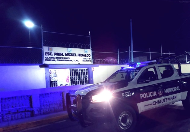 Gobierno de Blanca Angulo fortalece seguridad en escuelas de Chiautempan