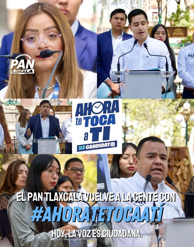 El PAN Tlaxcala regresa a su origen ciudadano con la campaña: #AhoraTeTocaATí