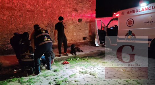 Se lleva tremendo susto familia en Cuauhtelulpan; pensaban que estaba muerto y solo andaba tomado