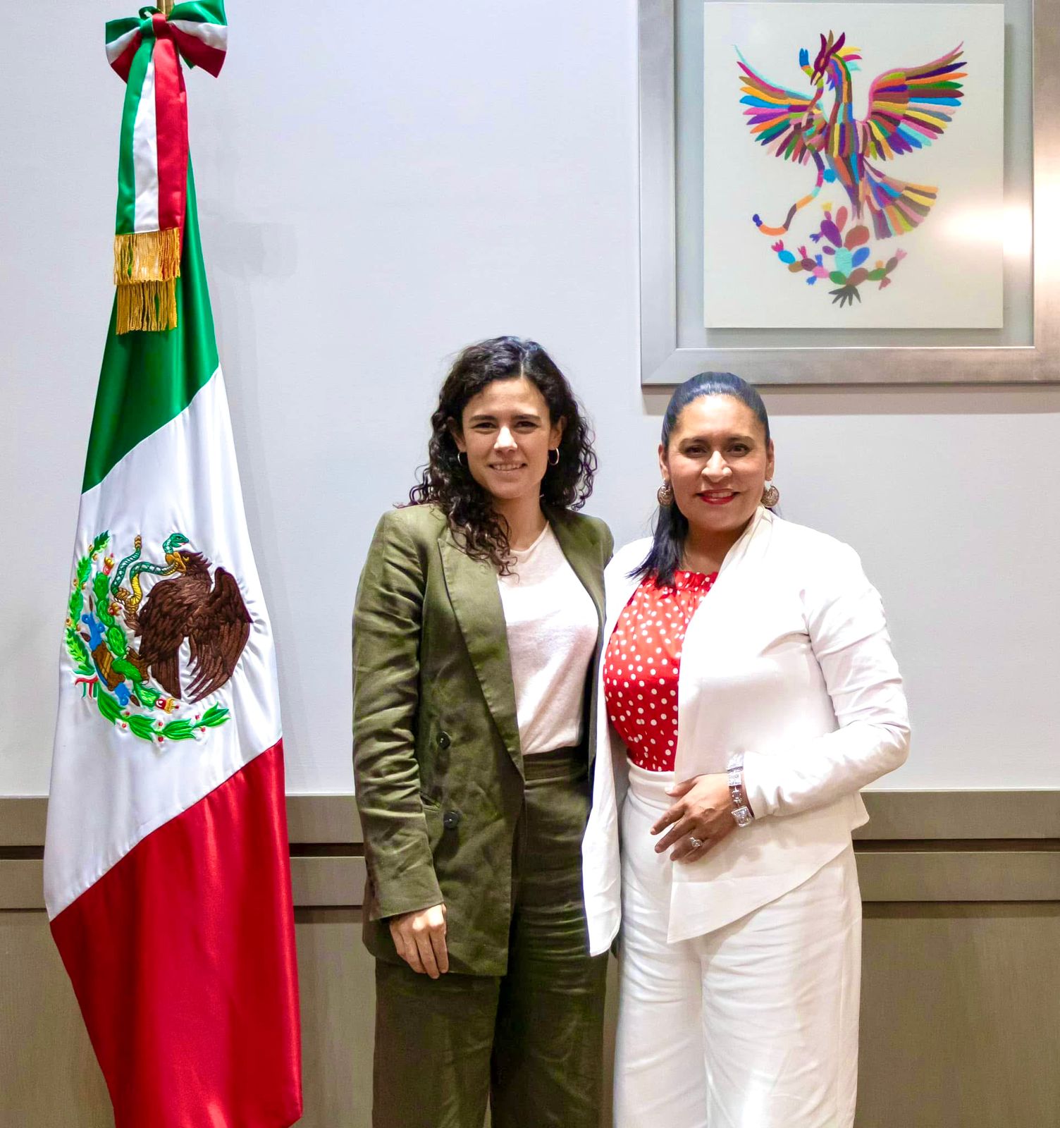 ⁠Ana Lilia Rivera ve en Luisa Alcalde garantía de solidez para la Consejería Jurídica de la Presiden
