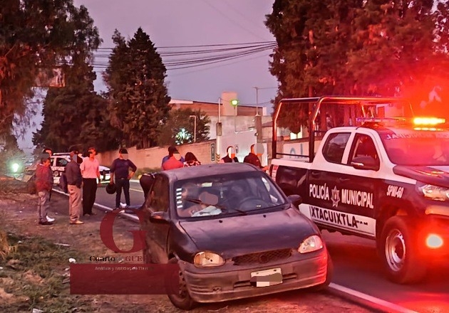 Se accidentan en la Tlaxcala-San Martín; lesionados esperan casi una hora la llegada de ambulancia en Ixtacuixtla