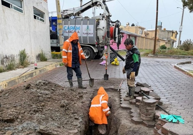 Refuerza CAPAM atención a la red hidráulica en Loma Bonita para mejorar el servicio de agua potable en la capital