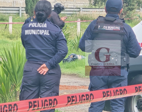 Localizan embolsado cuerpo de un masculino en límites de Tepetitla, Tlaxcala y Texmelucan, Puebla