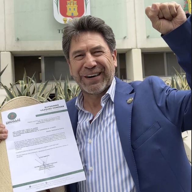 'Vamos con todo': Ray Vázquez solicita licencia en la Cámara y se suma a contienda interna de Morena en Tlaxcala