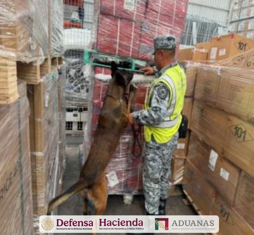 ANAM y Defensa detectan cargamento de 84 mil cigarrillos presuntamente apócrifos en el aeropuerto internacional Felipe Ángeles
