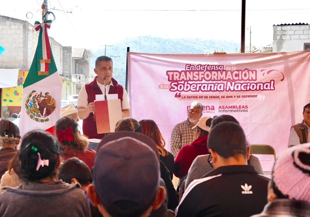 Alfonso Sánchez García lleva información de la 4T y Morena a Huamantla y Tequexquitla