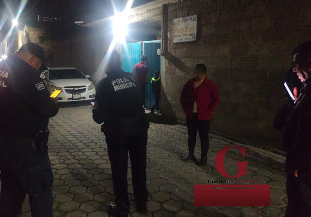 Sujeto balea casa de su presunta expareja en Chiautempan