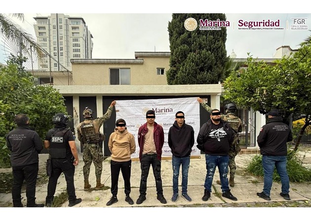Detienen en Jalisco a seis presuntos integrantes de 'Los Deltas'