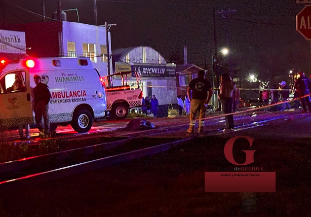 Muere hombre sobre las vías del tren en Huamantla