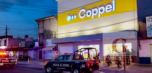 A mazazos asaltan Coppel de Panzacola; se llevan 60 mil pesos entre efectivo y celulares