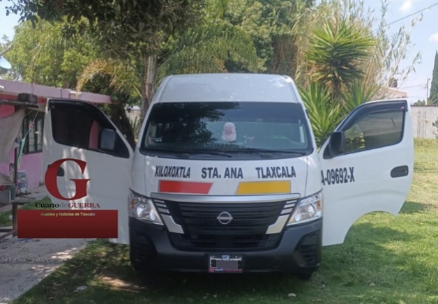 Sujetos roban colectiva de Xiloxoxtla; amarran y abandonan al chofer en Xaltocan