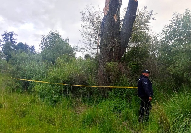 Seguridad Pública de Chiautempan atiende reporte de hallazgo de cadáver en La Malinche