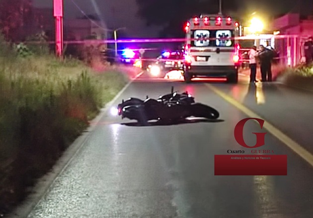 Fallece motociclista tras embestir a un ciclista en la carretera Texoloc-Tetlatlahuca