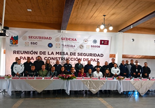 Fortalecen coordinación en seguridad durante Mesa para la Construcción de la Paz en Emiliano Zapata