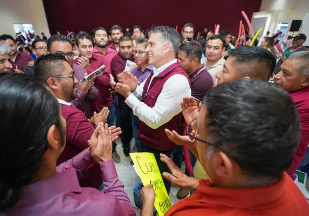 Alfonso acelera: más asambleas y crecimiento constante lo perfilan a la coordinación
