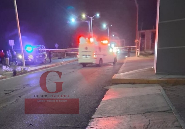Motociclista muere tras derrapar y estrellarse en Apizaco